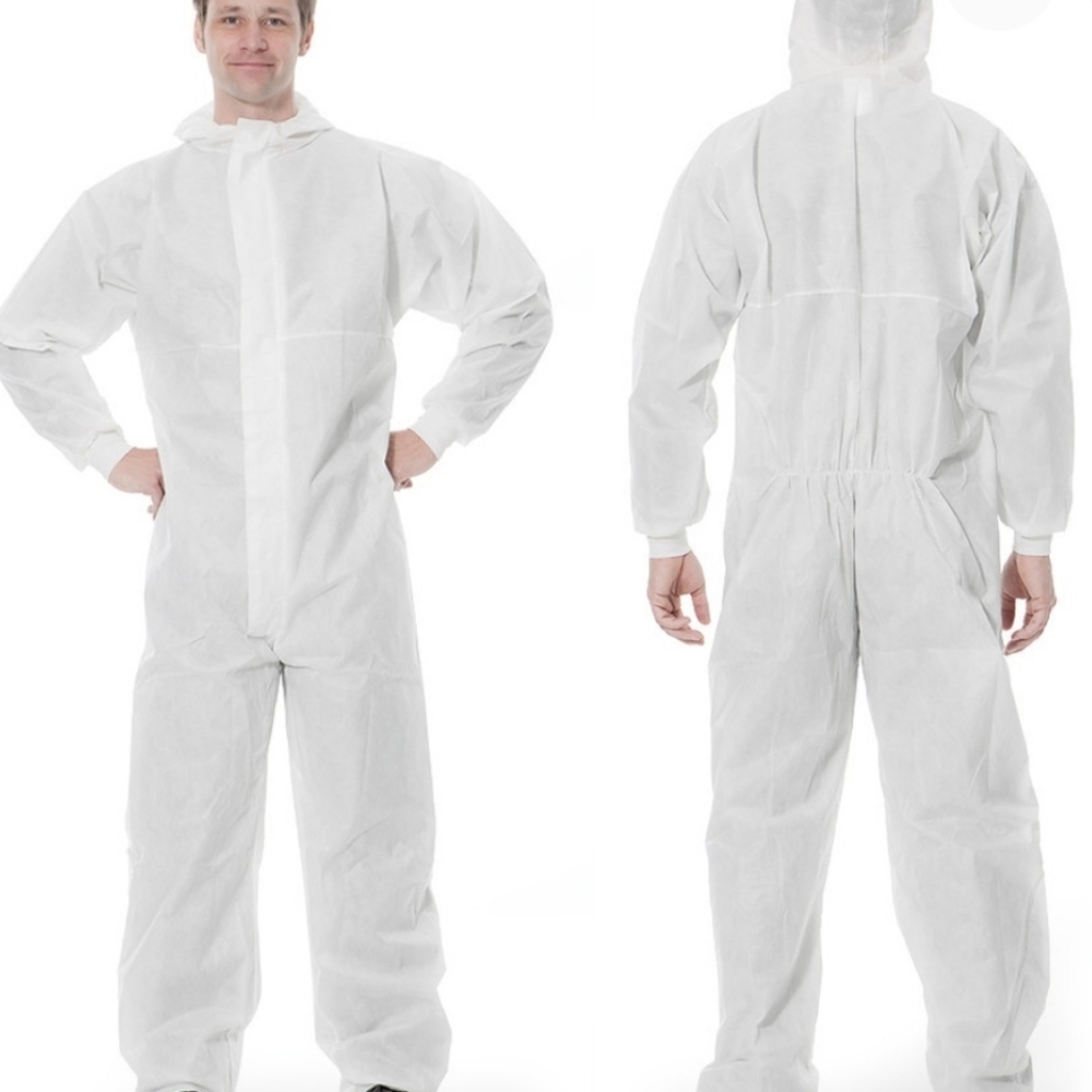 4 New  Coveralls  4 pieces zipper